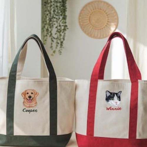 Embroidered Tote Bags