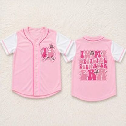 Custom Name In My Official Teenager Era Baseball Jersey Shirt In My Teenage Era Shirt, Custom Number Birthday Shirt, Thirteen Birthday Shirt