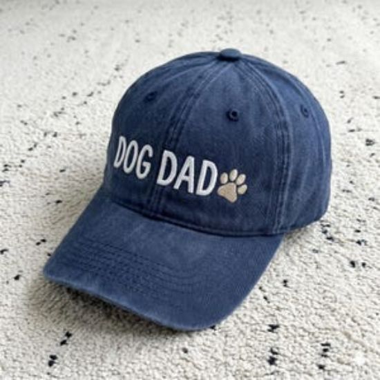 Dog Dad Hat, Embroidered Dad Washed Cap, Fathers Day Gift for Dog Dad, Pet Lover Hat, Gift for Dad, Dog Owner Gift, New Dad Gift For Husband