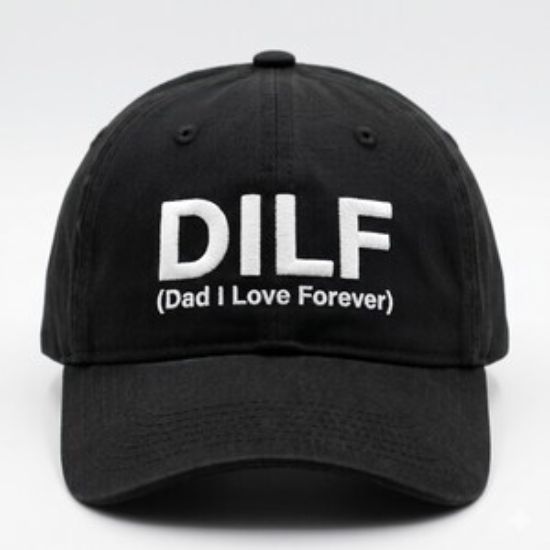 Embroidered Custom Dad Washed Hat, Mom And Dad Cap, Personalized Embroidered Cap Dad I Love Forever, Fathers Day Gift, Gifts for New Dads
