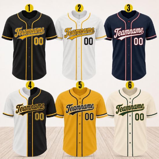Custom Yellow Black Baseball Jersey, Personalized Name Number Shirt, Team Uniform, Baseball Style Shirt Gift, Team Baseball Matching Shirt