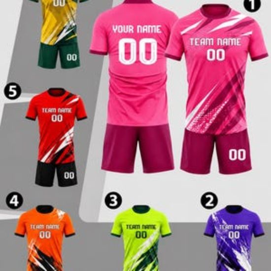 Personalized Soccer Jersey, Custom Team Name Number, Pink Soccer Jersey and Shorts for Men Women Youth Kid, Soccer Shirt, Goalie Jersey