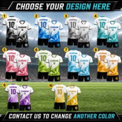 Personalized Soccer Jersey for Adult Kid Team Uniform, Custom Jersey with Team Name Number, Black and White Soccer Sublimation Jersey