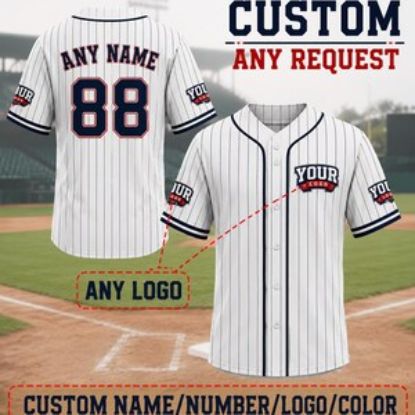 Custom Baseball Jersey, Stitched Name & Number, Team Uniform, Personalized Team sport uniform,  Birthday Gift for Men Women Kid Toddler Fan
