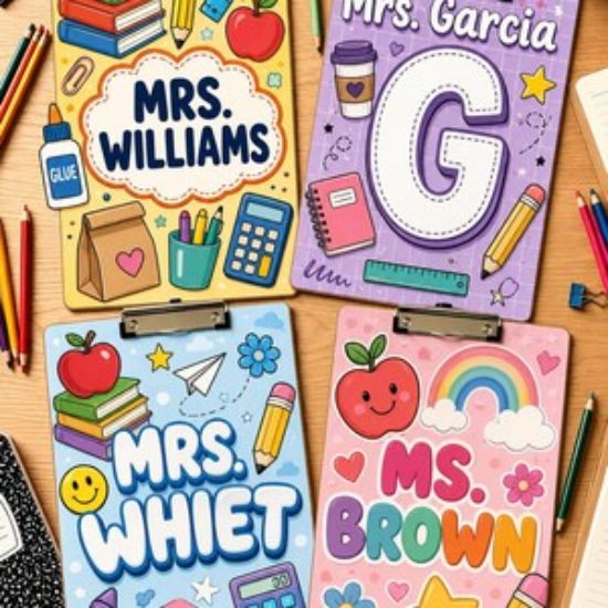 Preppy Teacher Clipboard Personalized Pencil Teacher Name Clipboard Back To School Gift New Teacher Gift Teacher Appreciation Gift