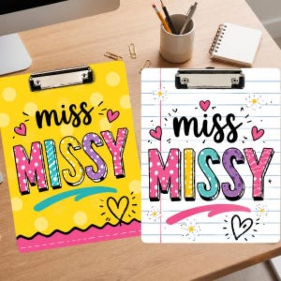 Personalized Teacher Clipboard, Custom Acrylic Name Clipboard, Back to School Teacher Gift, End of Year Teacher Appreciation Gift